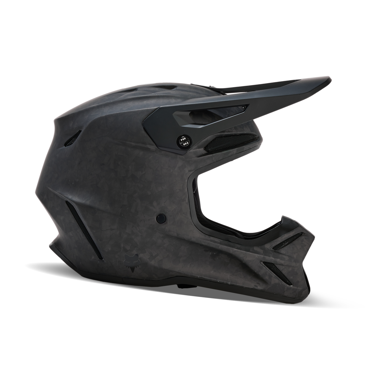 cheap motorcycle helmets houston Fox Racing V3 RS Carbon Solid Helmet Matte Black / Small