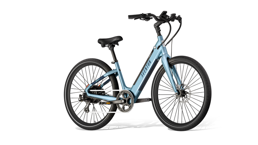 Aventon Pace 500.3 Step-Through Ebike - Blue Steel