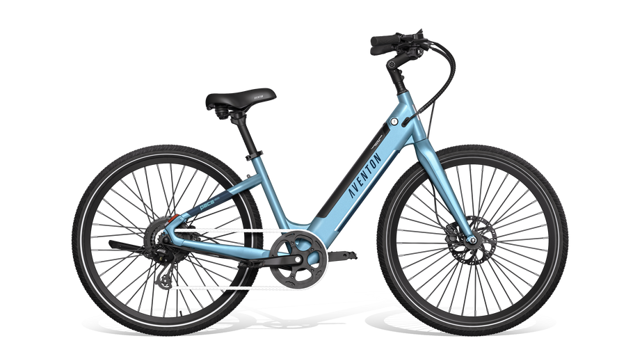 Aventon Pace 500.3 Step-Through Ebike - Blue Steel