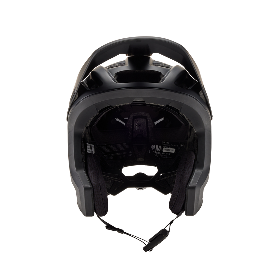 Fox Dropframe Pro Helmet - Black