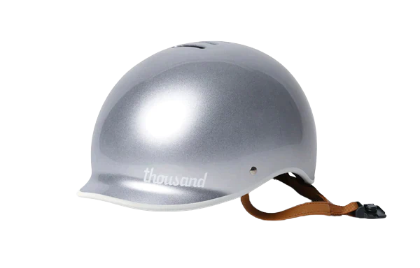 Thousand Heritage Bike & Skate Helmet - Polished Titanium
